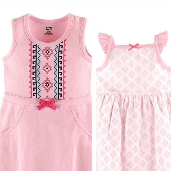 ▪️Aztec Bows Dresses and Headband 3-Piece Set - Picture 2 of 2